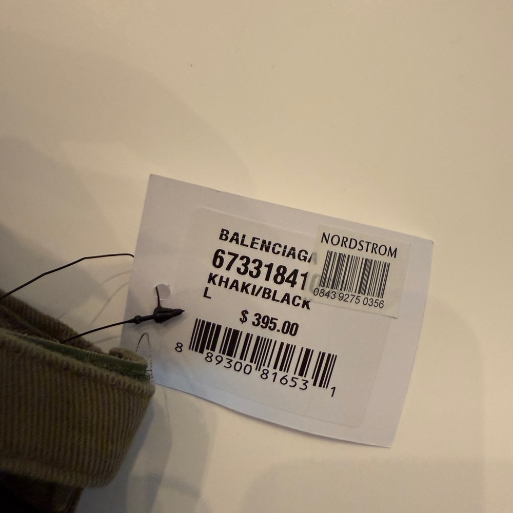 Balenciaga Khaki Green Baseball Cap - Picture 6 of 7